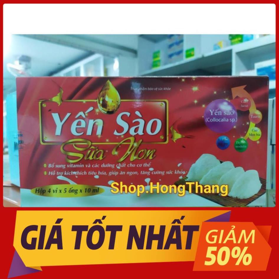 Yến Sào Sữa Non hỗ trợ tiêu hóa, giúp ăn ngủ ngon, bổ sung vitamin, khoáng chất cho cơ thể, tăng cường sức khỏe