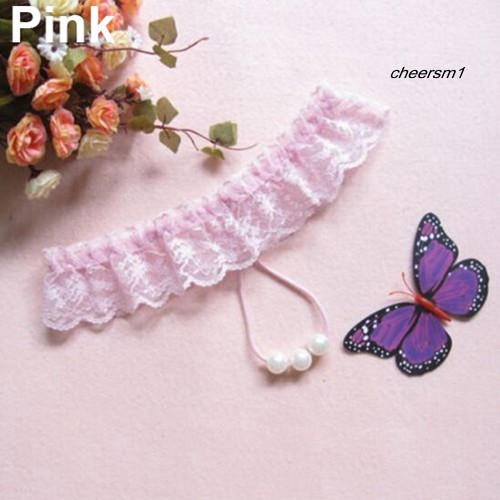 Quần Lót Dây Ren Đính Ngọc Trai Giả Gợi Cảm Cho Nữ