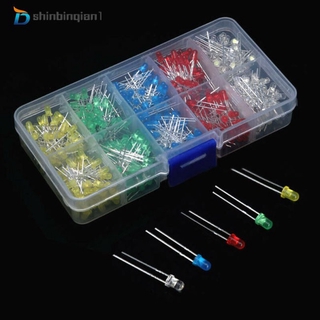 Set 500 Điốt Đèn Led 3mm 5 Màu Chuyên Dụng