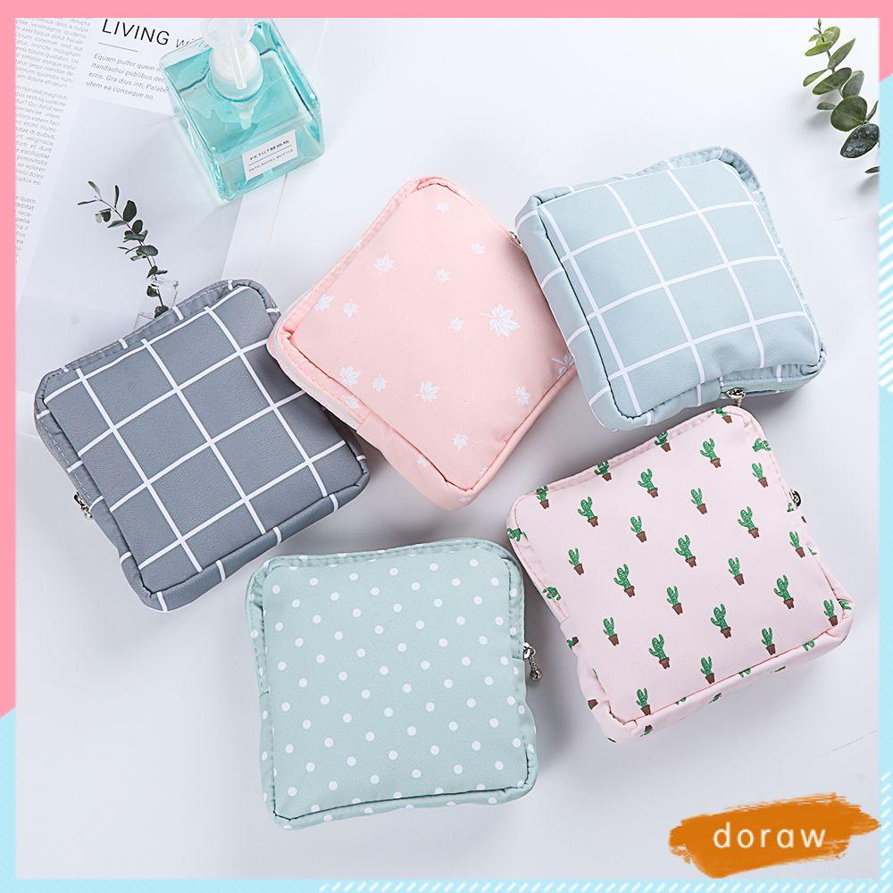 Túi đựng băng vệ sinh / đồ trang điểm / thẻ tín dụng / khăn giấy bằng cotton cho nữ chất lượng cao