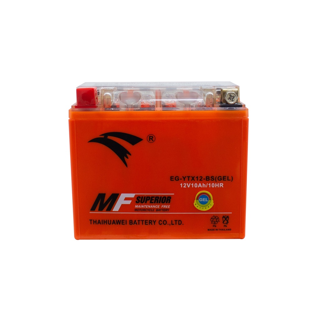 Bình ắc quy xe máy Eagle Thái Lan EG-YTX12-BS   - Dành cho xe Piaggio Vespa LX, Kawasaki