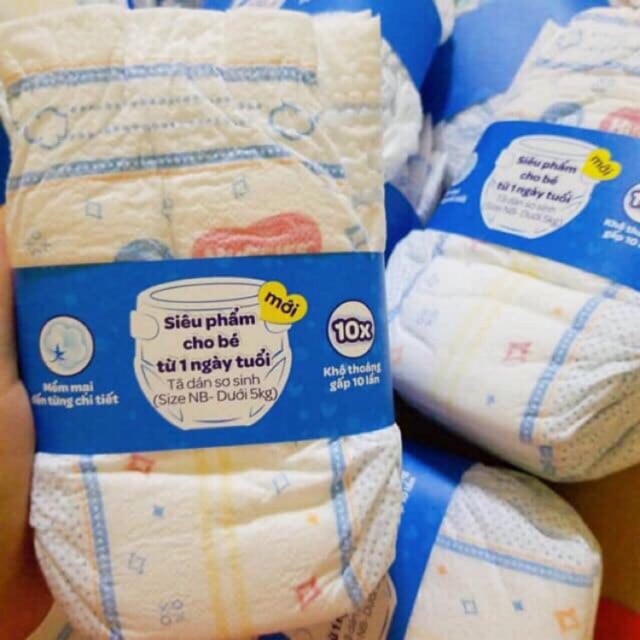 Tã dán Huggies size newborn 120/150 miếng cho bé 3-5kg 3