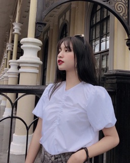Sơ mi chun ngực