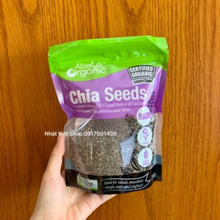 Hạt Chia Úc Organic Chia Seeds 250g (Date: 2022)