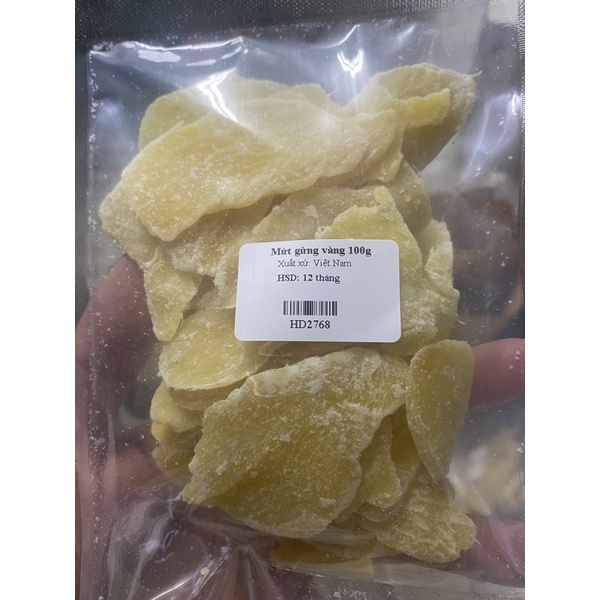 Mứt gừng vàng 100g