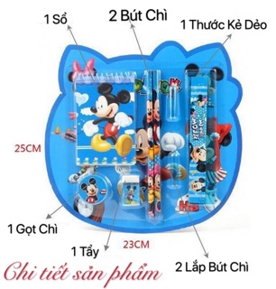 Bộ dụng cụ học tập 6 món cho bé