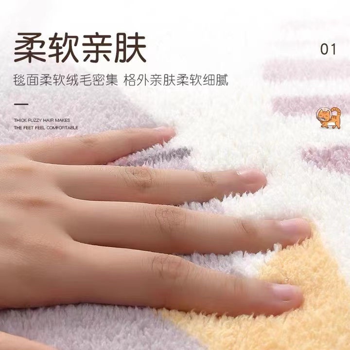 Thảm lót cửa chùi chân Chống Trượt Thấm Hút Tốt Cho Phòng Tắm