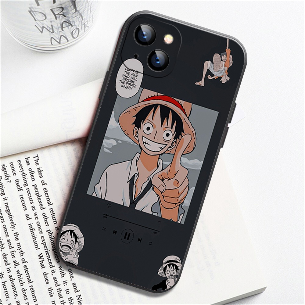 Ốp đt Luffy dễ thương cho iPhone 13ProMax iPhone 11 X XsMax Xr iPhone 7 8Plus  BLUJOPC0033