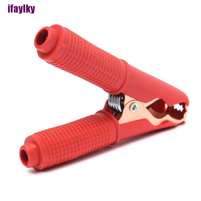Set 2 Kẹp Cá Sấu Màu Đỏ + Đen Chuyên Dụng Cho Xe Hơi | BigBuy360 - bigbuy360.vn