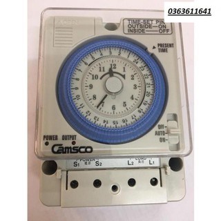 Sale Giá gốc Rơ le thời gian thực bộ hẹn giờ công tắc thời gian Relay thời gian thực Camsco TB35-N .