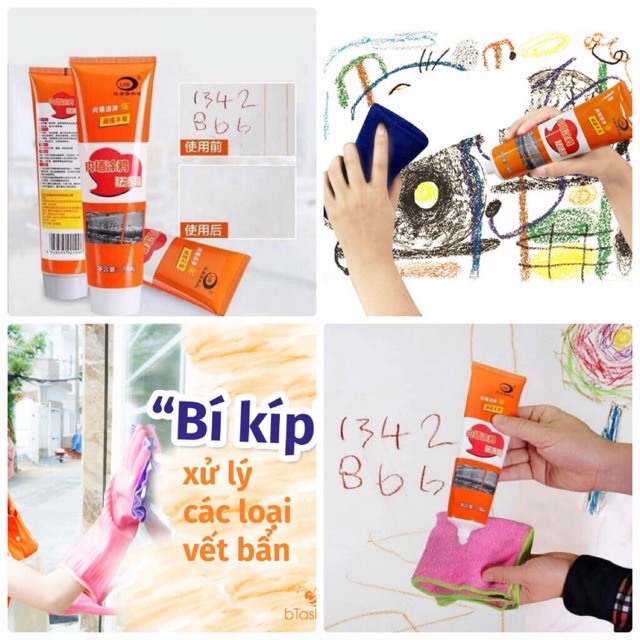 Kem xoá vết bẩn mọi bề mặt