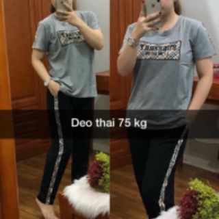 Đồ bộ thun size lớn 75kg bbr