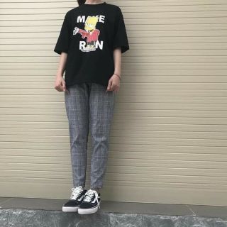 Áo Thun Tay Lở Simpson Make Run