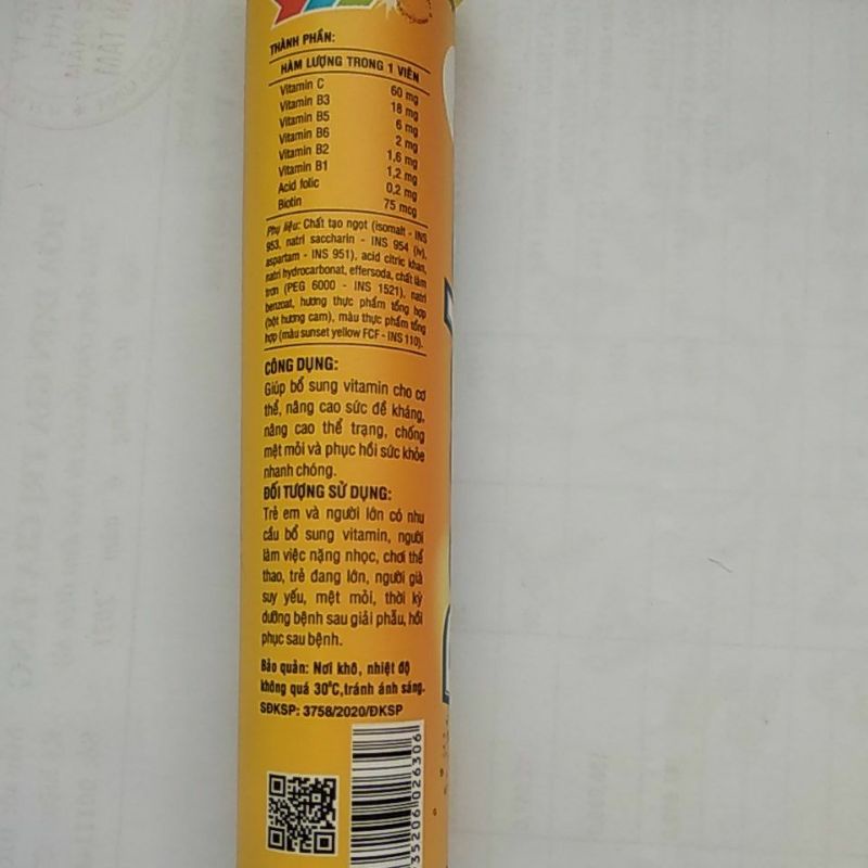 Sủi khỏe Tăng Sức Đề kháng_ Bocalex Multi 20 viên