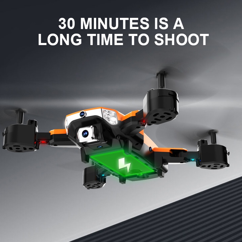 Flycam mini A17S ống kính wifi FPV 4K HD, máy bay điều khiểu từ xa mini có camera tránh chướng ngại vật thông minh