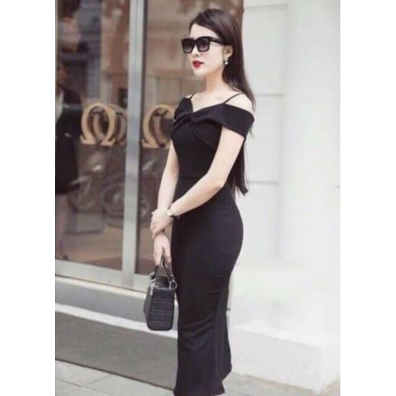 Đầm hở vai