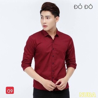Áo sơ mi nam dài tay chất vải lụa cao cấp đẹp giá rẻ AT 09