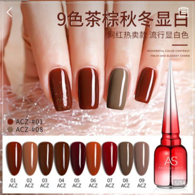 Sơn gel As chai đỏ mã ACZ