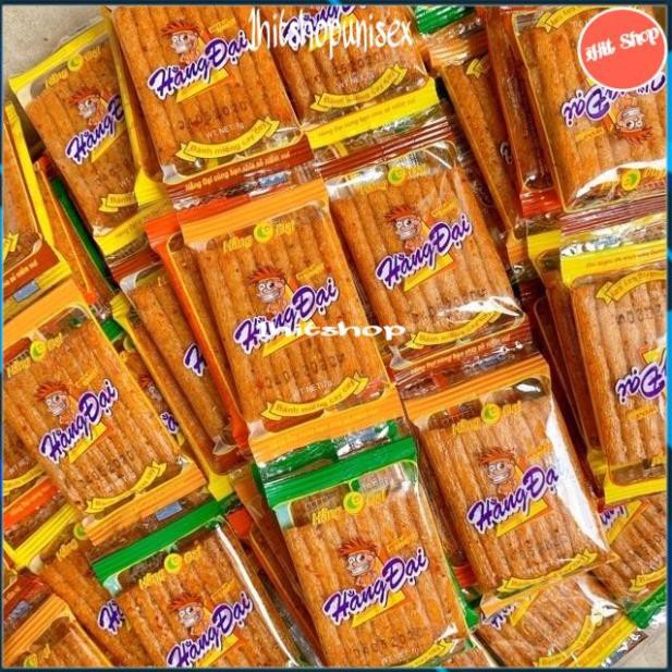 Combo 60 Gói Snack Sườn Dê  FREESHIP  Sườn Dê Miếng Cay Hằng Đại Nhỏ, Snack Cay Cay Siêu Ngon, Date Mới Nhất