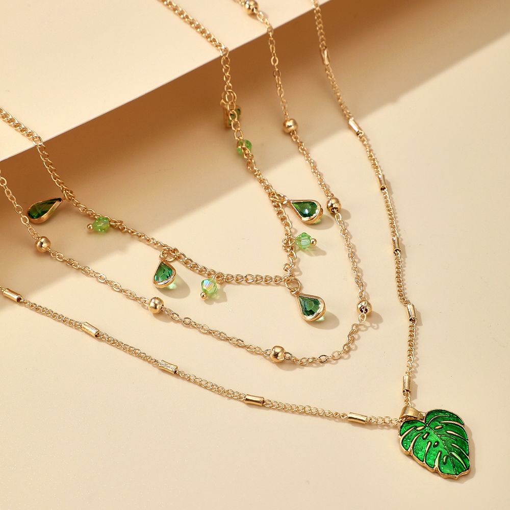 Vòng cổ choker nhiều lớp phối tua rua phong cách cổ điển thanh lịch cho nữ