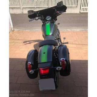 Cặp thùng hông Kawasaki Vulcan 650-900 rộng 13cm + tặng kèm bộ pass ốc vít