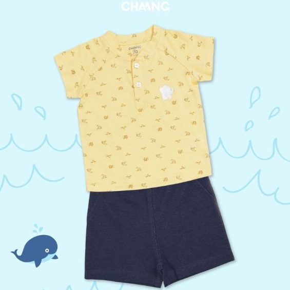 Bộ cộc Baby Shark vàng