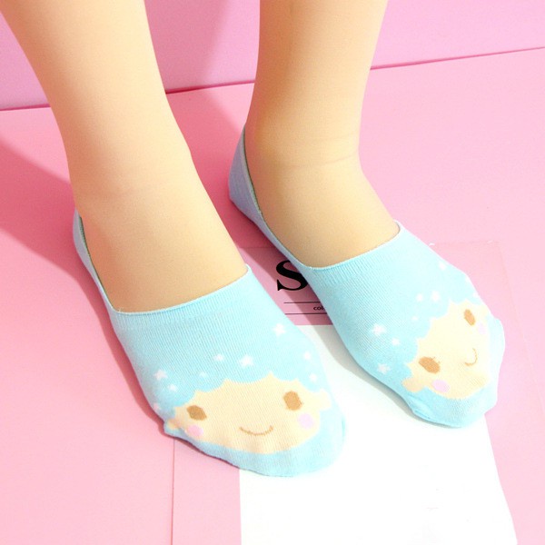 Hello kitty Đôi Tất cotton Hình Mèo kitty Xinh Xắn Cho Bé Gái