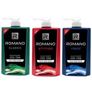 Sữa tắm romano 650 có 3 màu