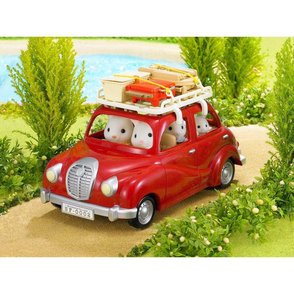 Đồ Chơi Sylvanian Families Bộ Giá Để Đồ Pinic Cho Xe Hơi Roof Rack with Picnic Set