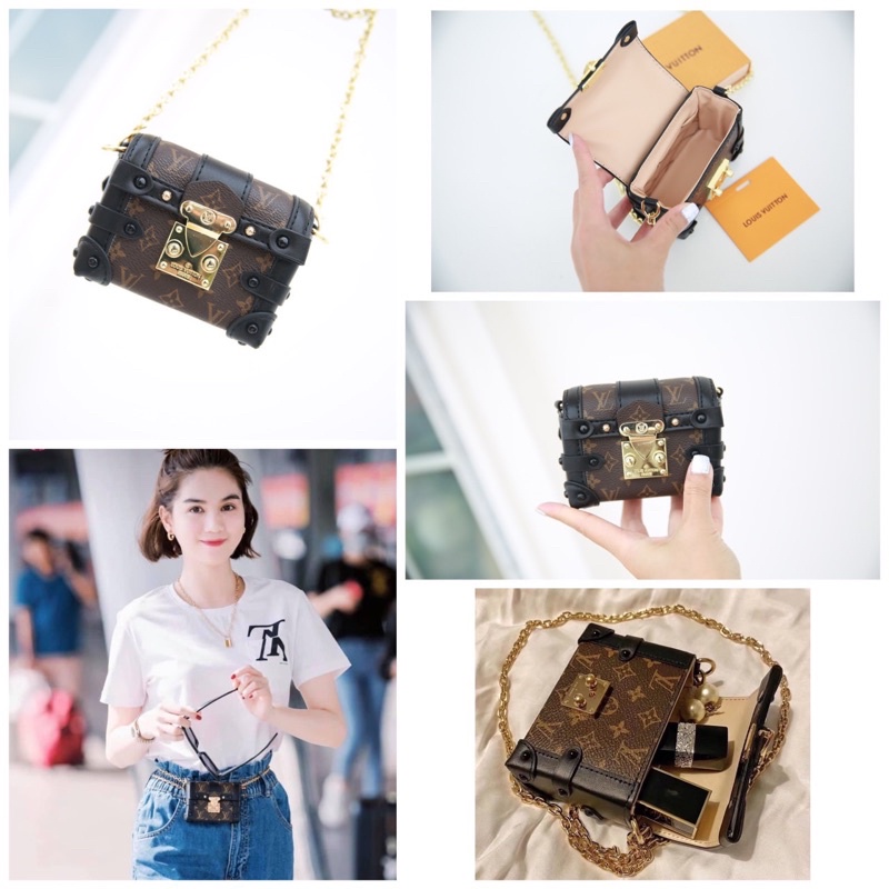 Túi nhỏ LV Trunk Nano hoa nâu fullbox-phukien.changshouse