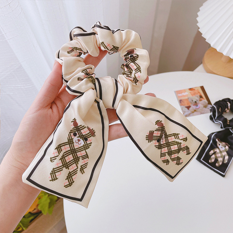 Dây buộc tóc kiểu thắt nơ phong cách Hàn Quốc thời trang dành cho nữ