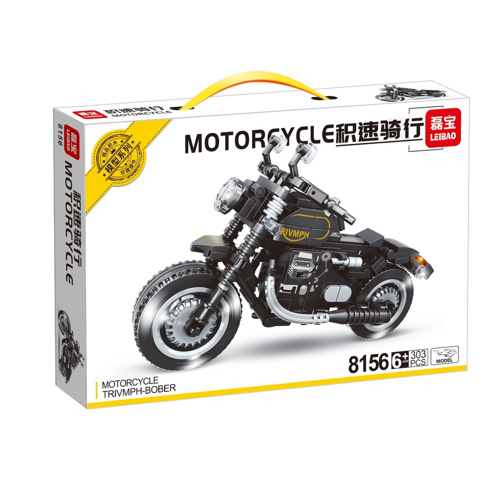 (MớI) Bộ Đồ Chơi LắP RáP Mô Tô LắP RáP DIY Cho Bé