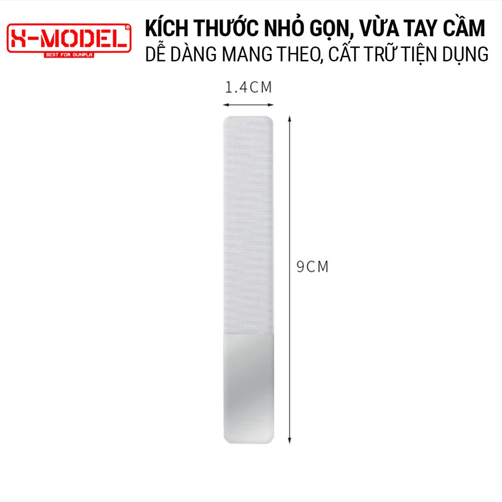 Dụng cụ gundam Dũa thủy tinh đánh bóng, mài dụng cụ mô hinh X-MODEL XM19 cao cấp