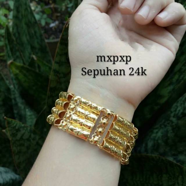 Vòng Đeo Tay Mạ Vàng 24k Có Thể Tái Sử Dụng