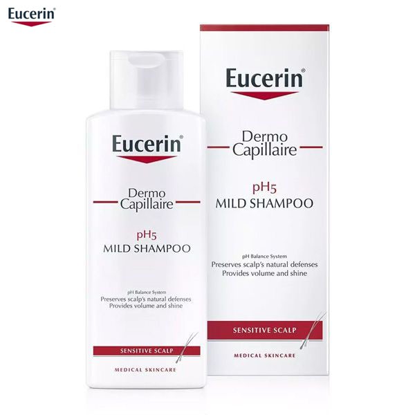 Eucerin Dầu Gội Cho Da Nhạy Cảm Dermocapillaire Ph5 Mild Shampoo 250ml