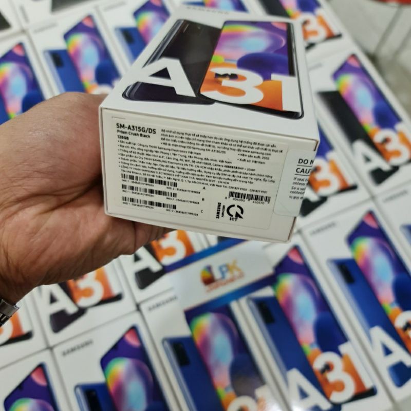 Điện thoại Samsung Galaxy A31 chính hãng 6GB/ 128GB [ Nguyên Seal - Bảo hành điện tử 12 tháng ] | BigBuy360 - bigbuy360.vn