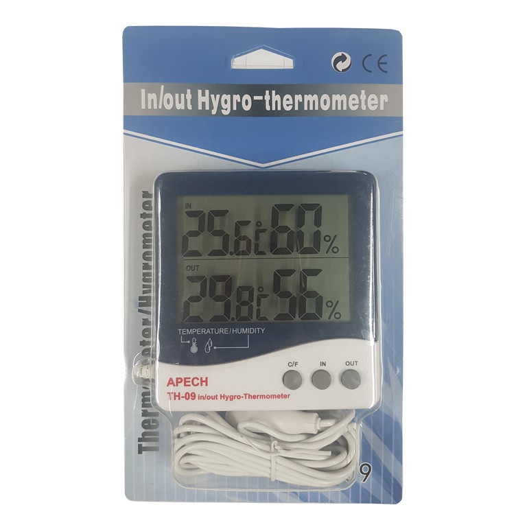 Đồng hồ đo nhiệt độ độ ẩm Apech TH 09