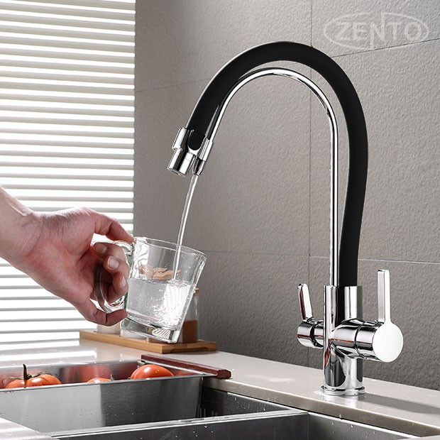 Vòi rửa bát 3 đường nước Zento ZT2095