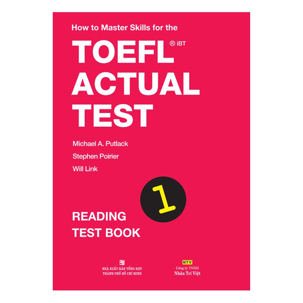 Sách - How To Master Skills For The TOEFL iBT Actual Test: Reading Test Book 1