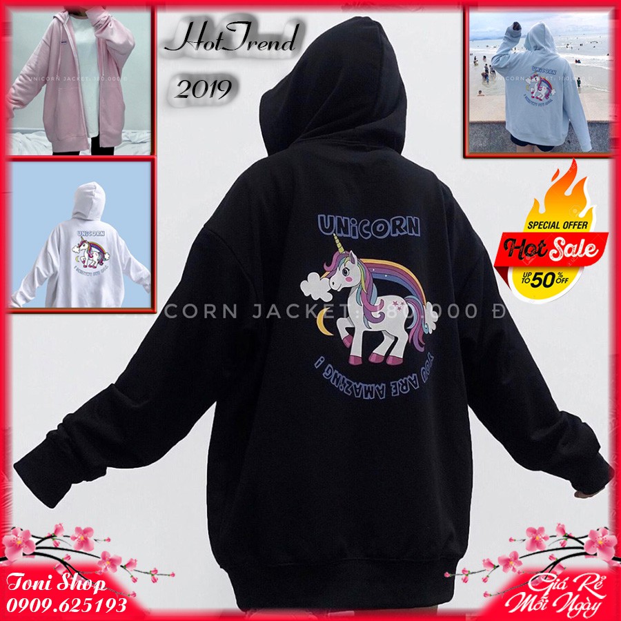ÁO KHOÁC DA CÁ Unicorn (M120 - Kèm Ảnh Thật)