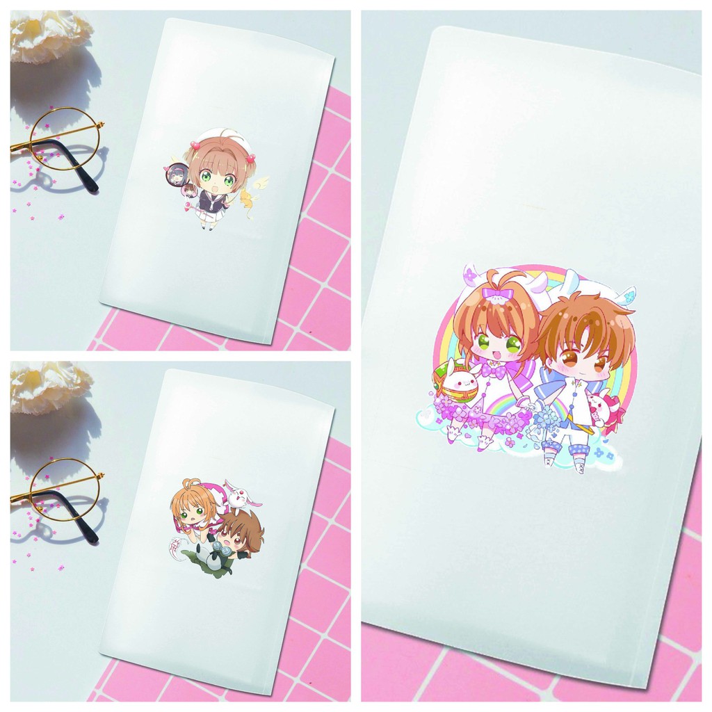 Sổ Đựng Card Lomo Ảnh IN HÌNH Attack on Titan Chobits Ghibli Haikyuu! Sailor Moon Sakura Cardcaptor loại 120 tấm