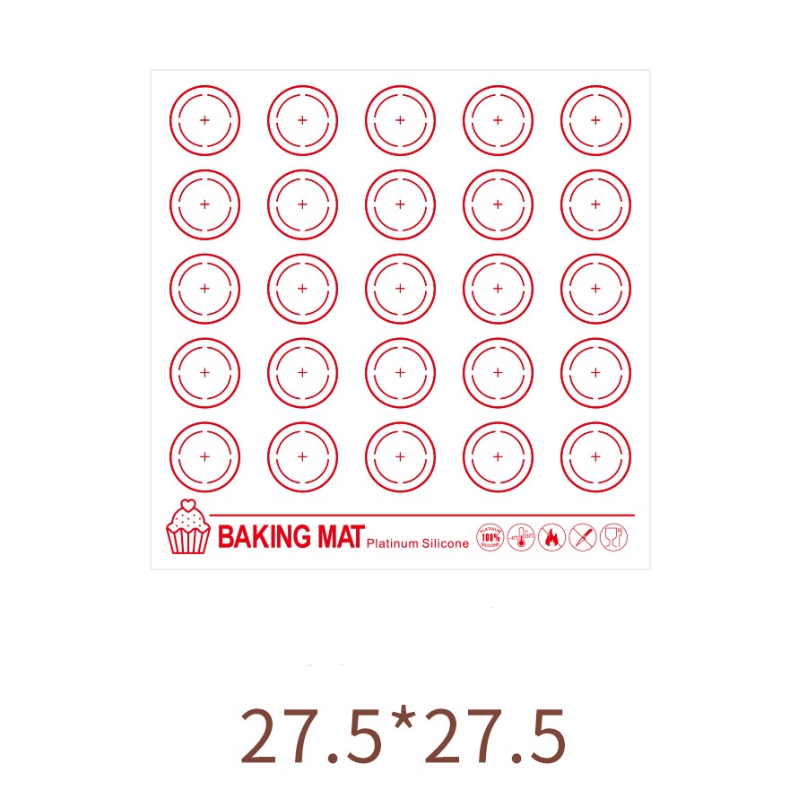 Thảm nướng bánh bằng silicon chống dính sợi thủy tinh silpat chịu nhiệt