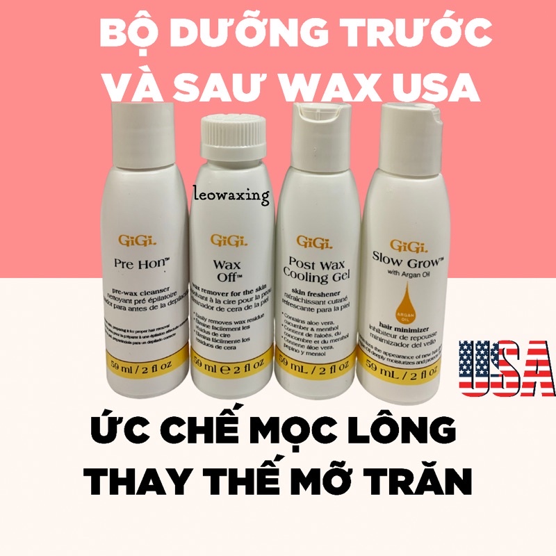 BỘ DƯỠNG TRƯỚC VÀ SAU WAXING USA