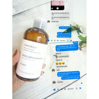 [CAM KẾT] Nước tẩy trang dược mỹ phẩm nội địa Hàn Innisfree Derma Fomular Micellar Cleansing Water
