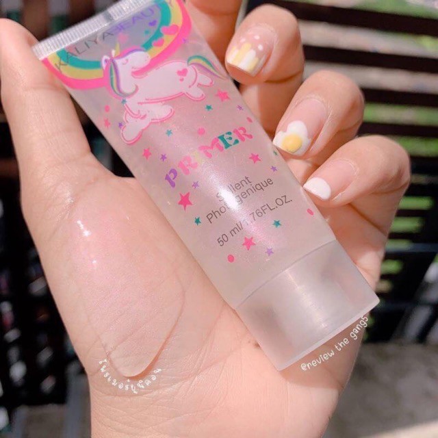 [Bb112] 🎠🍓🥑 Kem Lót Trong Suốt, Bắt Sáng Kaliya Beauty Primer Cho Làn Da Căng Bóng Rạng Ngời - Y321-D12T1 21 DQ638