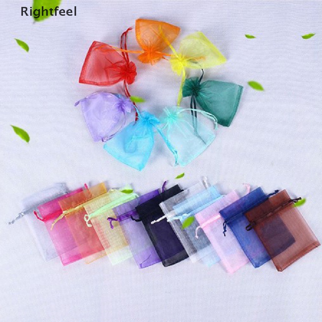 Set 100 túi dây rút đựng quà giáng sinh xinh xắn