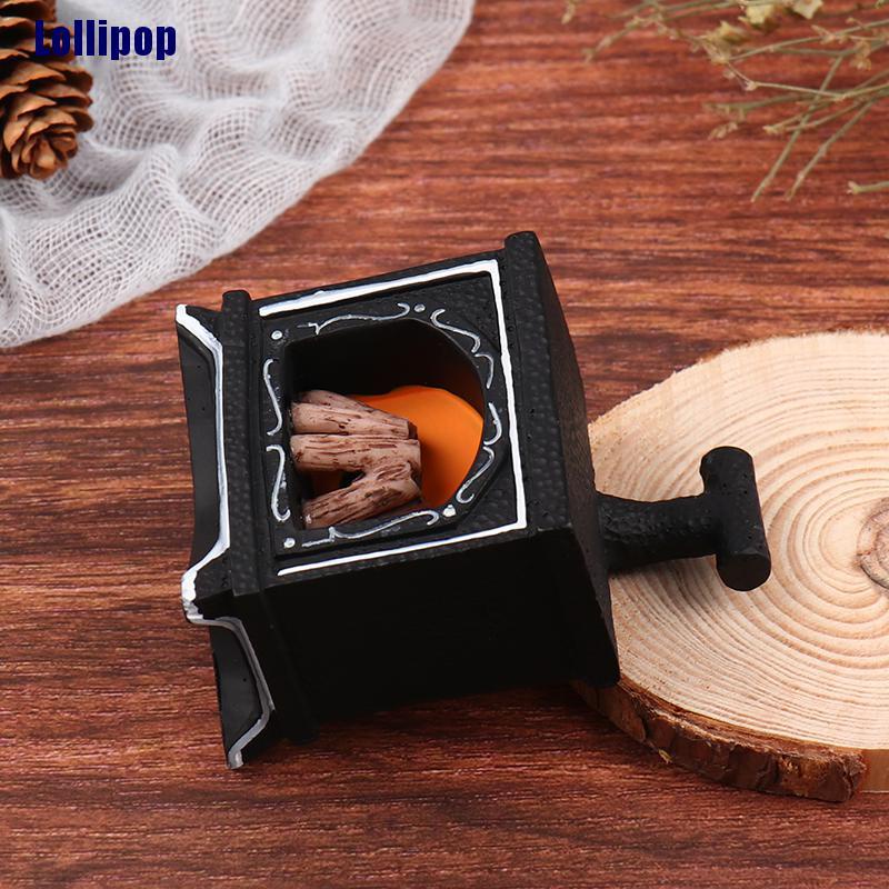 Lò sưởi mini tỉ lệ 1:12 trang trí giáng sinh nhà búp bê