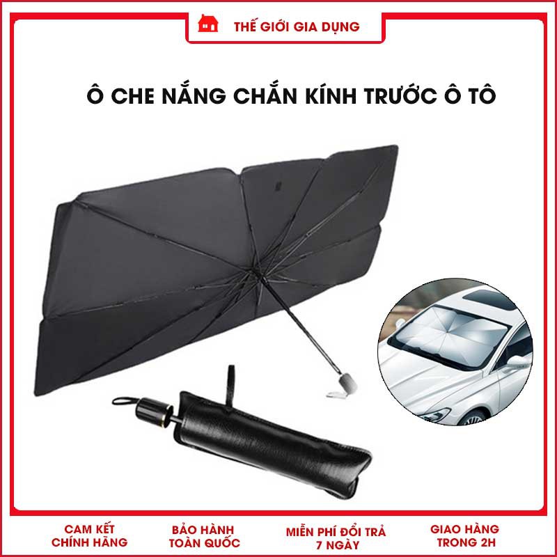 Ô Che Nắng Kính Lái Xe Ô Tô - Chắn Nắng Giảm Nóng Bảo Vệ Nội Thất - Chống Tia UV!