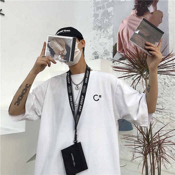 Áo Thun Dáng Rộng In Hoạt Hình Kiểu Hàn Quốc Thời Trang 2020 Cho Các Cặp Đôi