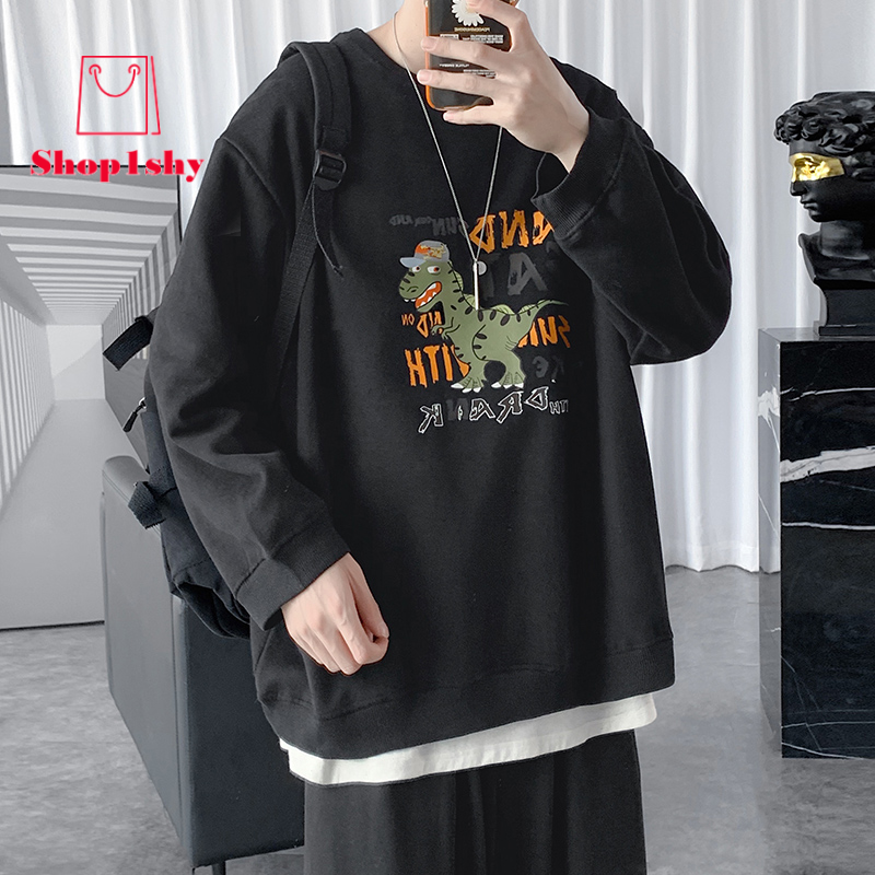 Áo Khoác Nam Tay Dài In Hình Khủng Long Thời Trang | BigBuy360 - bigbuy360.vn